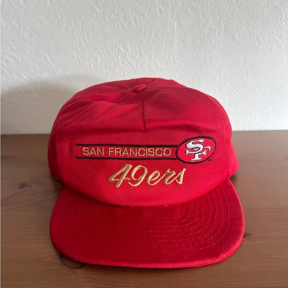 San Francisco 49ers 1990s Vintage Snapback Hat Cap Annco Professional Model NFL